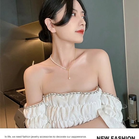 INS Style Natural  Luxury Pearl Necklace - Picture 3 of 6